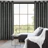 Zasłona gotowa Eva Minge czarna 135 x 250 cm – zaciemnia pomieszczenie