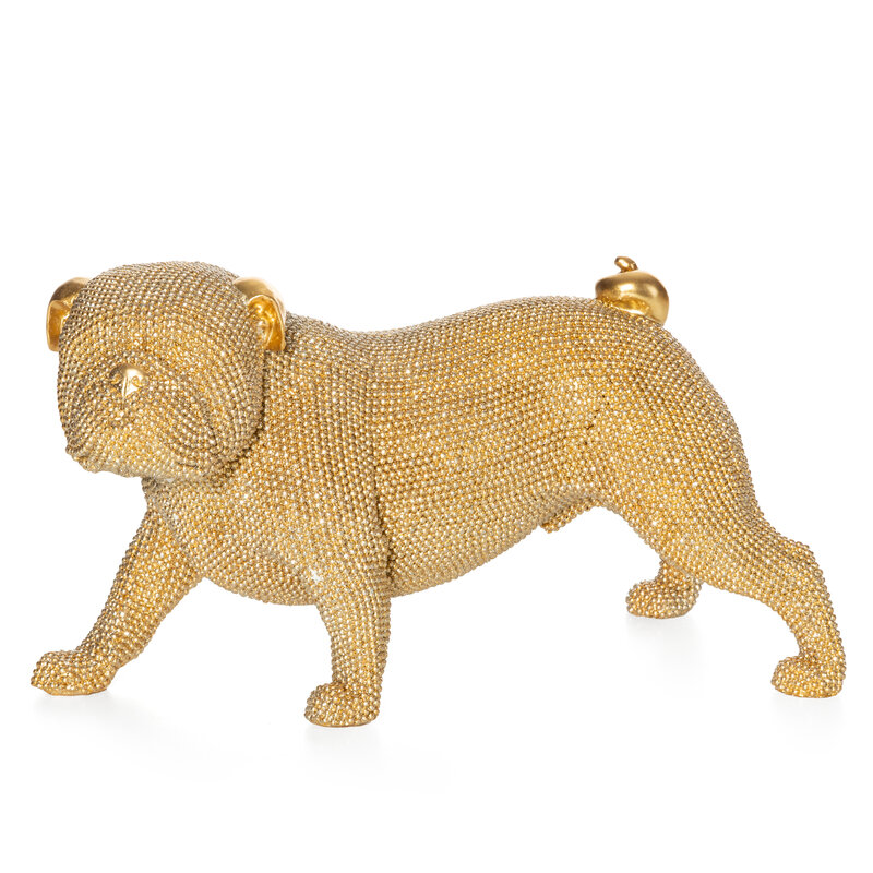 Figurka ceramiczna Eldo złota 28 x 14 x 17 cm – doda blasku wnętrzu