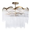 Lampa wisząca Salma biała O 60 x 55 cm – rozświetli wnętrze