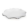 Patera ceramiczna dekoracyjna Auren biała 30 X 21 X 54 cm – do stylowej ekspozycji
