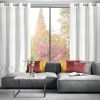 Zasłona gotowa biała 140 x 250 cm – dodaje przytulności