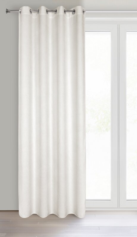 Zasłona gotowa Aleta jasnobeżowa 135 x 250 cm – zapewni prywatność
