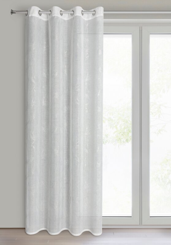 Firana gotowa Amalia biała 140 x 250 cm – rozprasza światło