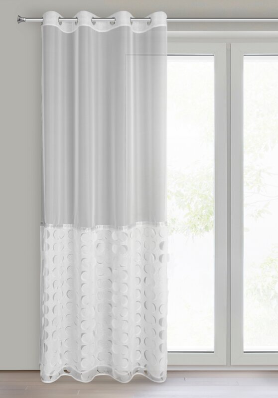 Firana gotowa Debora biała 140 X 250 CM – rozjaśnia i dodaje lekkości