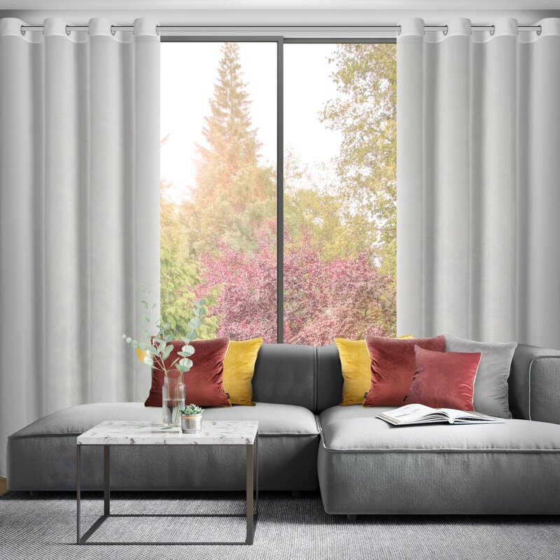 Firana gotowa Ariadna 2 biała 140 x 250 cm – rozprasza światło