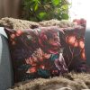 Poszewka velvet ceglasta 45 x 45 cm – doda przytulności