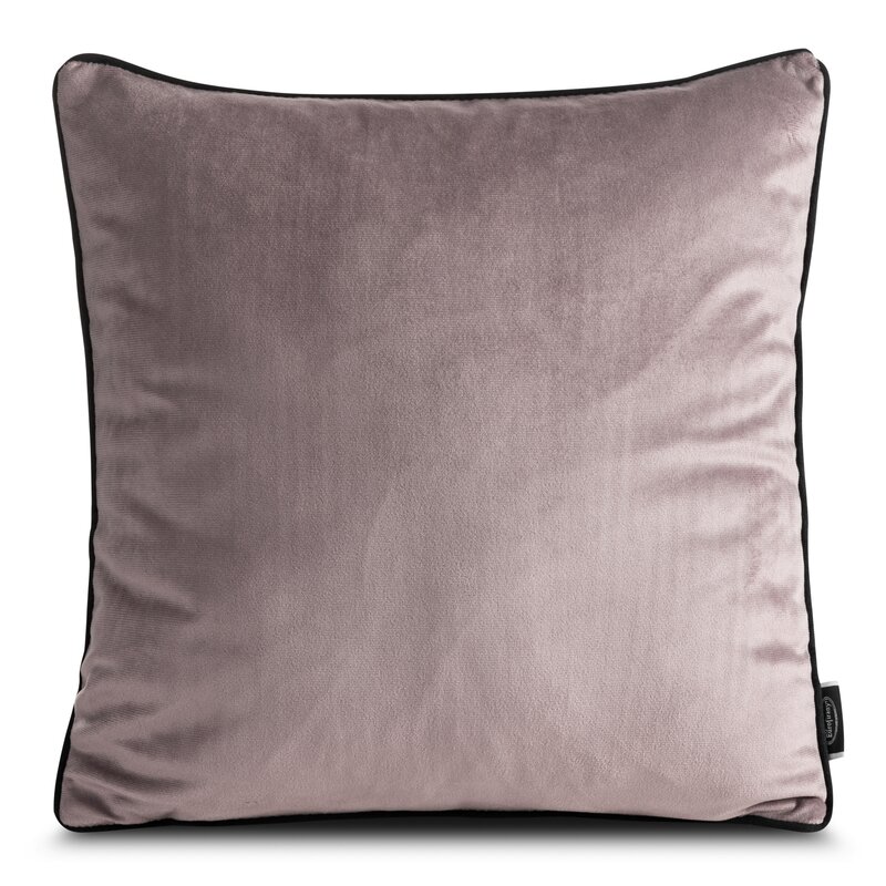 Poszewka velvet Madie pudrowy róż 45 x 45 cm – dodatek do sofy