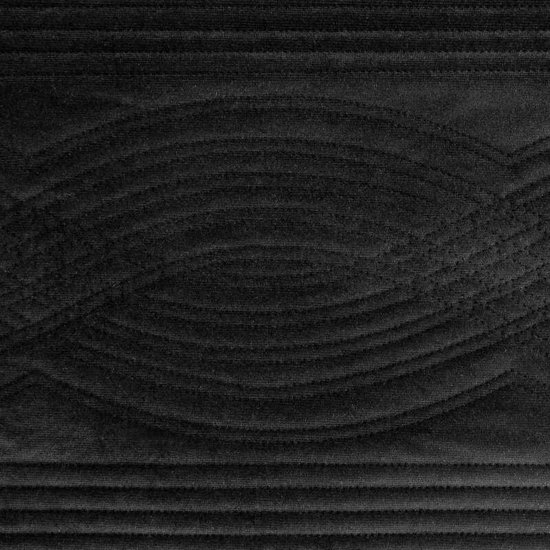 Narzuta Velvet czarna 170 x 210 cm – dodaje przytulności