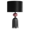 Lampa stołowa GIANA czarna O 46 x 78 cm – stworzy nastrój