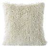 Poszewka Shaggy kremowa 40 x 40 cm – doda przytulności