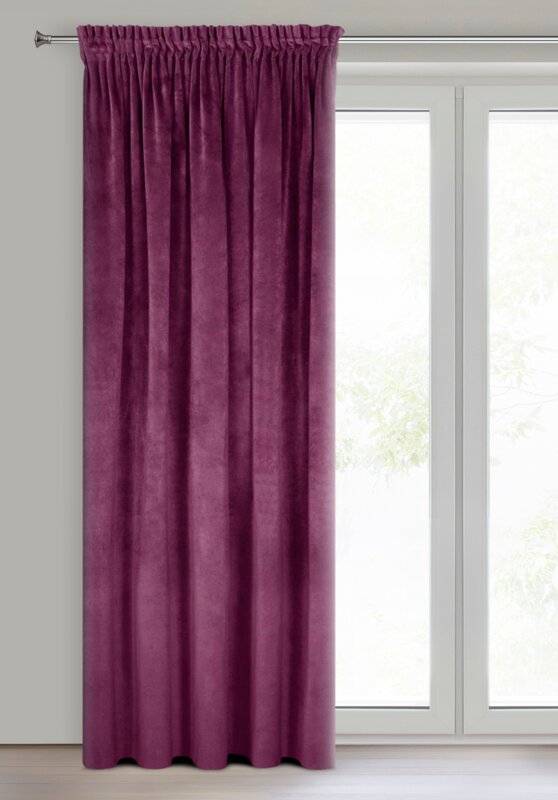 ZASŁONA GOTOWA VILLA NA TAŚMIE 140 X 270 CM FIOLETOWY