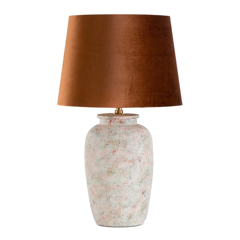 Lampa stojąca Stela 01 rudy O 32 X 66 cm – z betonową podstawą
