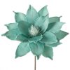 Kwiat Flore turkusowy 100 cm – doda wnętrzu charakteru