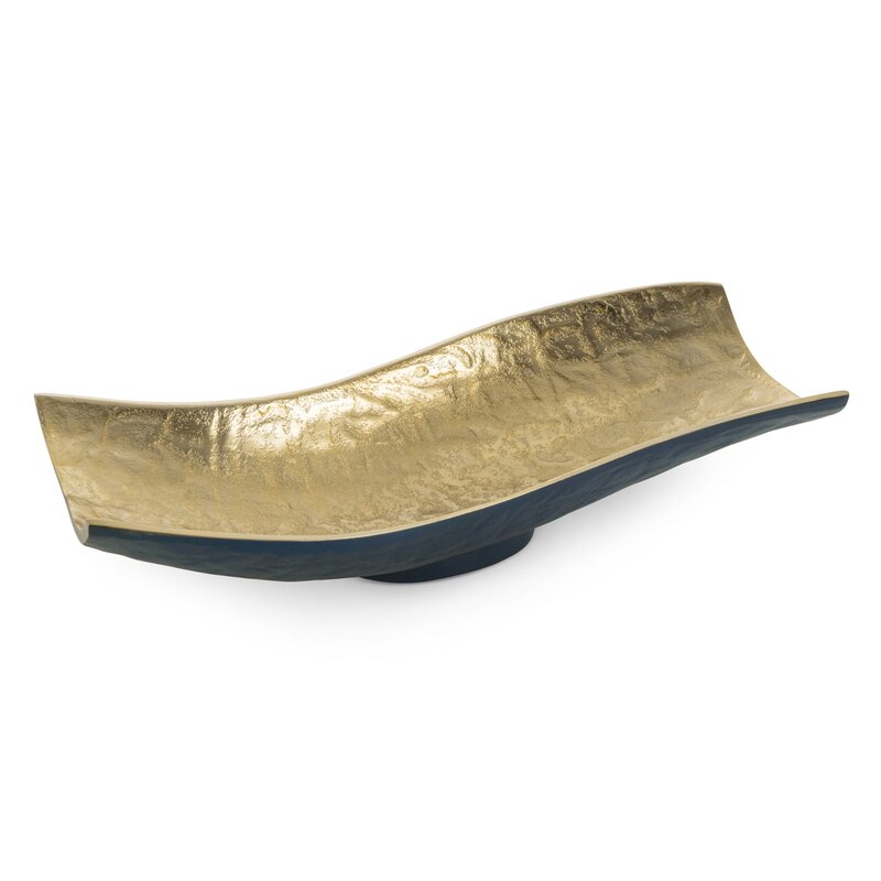 Misa metalowa Pedro2 granatowa 33 x 15 x 8 cm – stylowa dekoracja