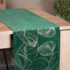 OBRUS BLINK 16 35 X 140 CM CIEMNOZIELONY