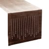 OBRUS ROYAL 3 35 X 220 CM CIEMNOBEŻOWY