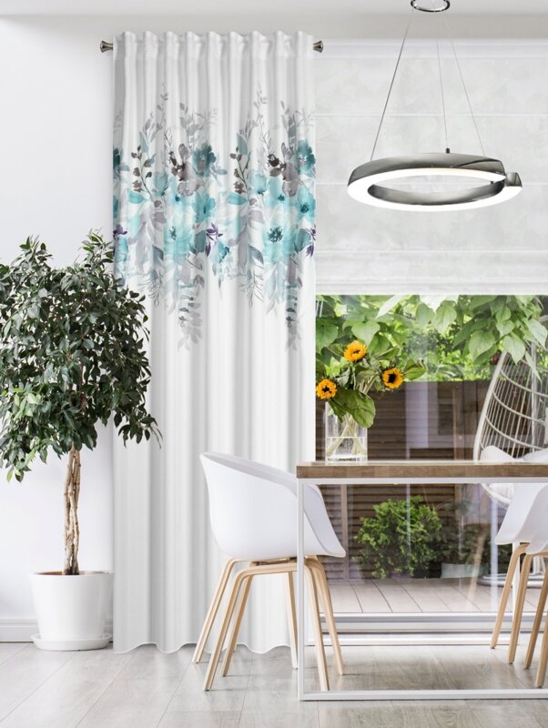 Zasłona gotowa Sendi biała 140 x 270 cm – wprowadza świeżość