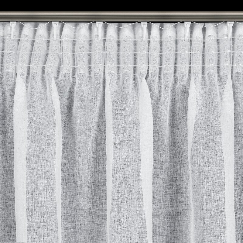 FIRANA GOTOWA LANA NA TAŚMIE 350 X 250 CM BIAŁY