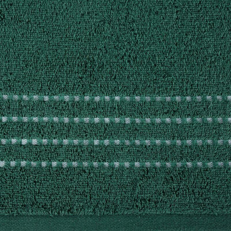 Ręcznik Fiore ciemnozielony 70 x 140 cm – aksamitnie miękki