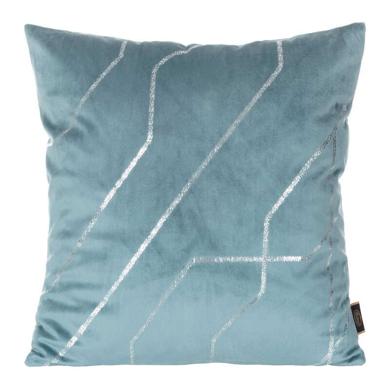 Poszewka Blink niebieska 45 x 45 cm – doda blasku wnętrzu