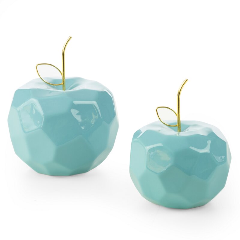 Figurka ceramiczna Apel niebieska 13 x 10 cm – doda charakteru wnętrzu