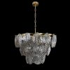 Lampa wisząca Dagi 02 złota fi 57 X 56 CM – z 9 źródłami światła