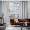 Zasłona gotowa Amaro szara 140 X 250 cm – zapewniająca zaciemnienie