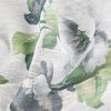 Zasłona gotowa Mona biała 140 X 250 CM – delikatny kwiatowy wzór