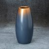 Wazon ceramiczny Nessa niebieski 11 x 22 cm – na susze i kwiaty