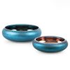 Misa szklana Nadia2 granatowa fi 22 x 8 cm – stylowa dekoracja