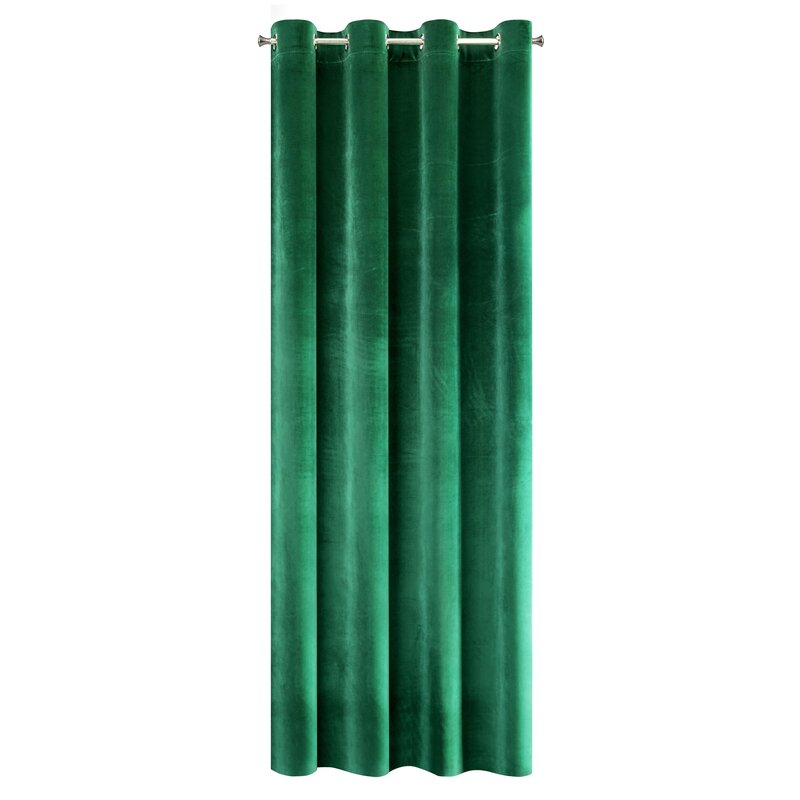 Zasłona gotowa Samanta zielona 140 x 250 cm – zaciemnia pomieszczenie