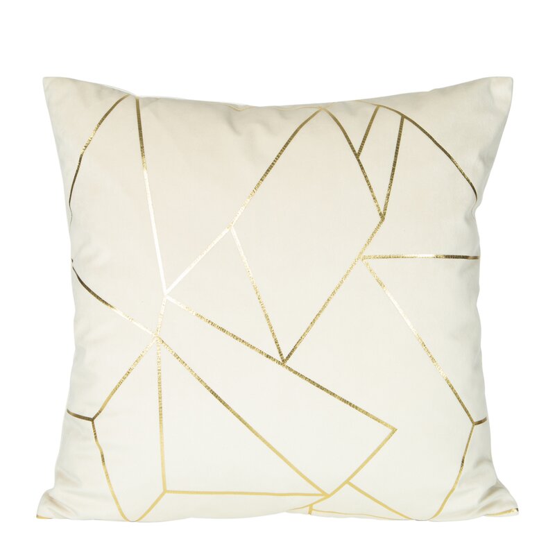 POSZEWKA ALMES 45 X 45 CM KREMOWY