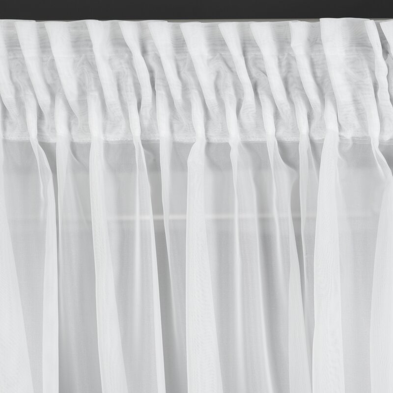 Firana gotowa DEK biała 360 X 250 CM – lekkość i blask