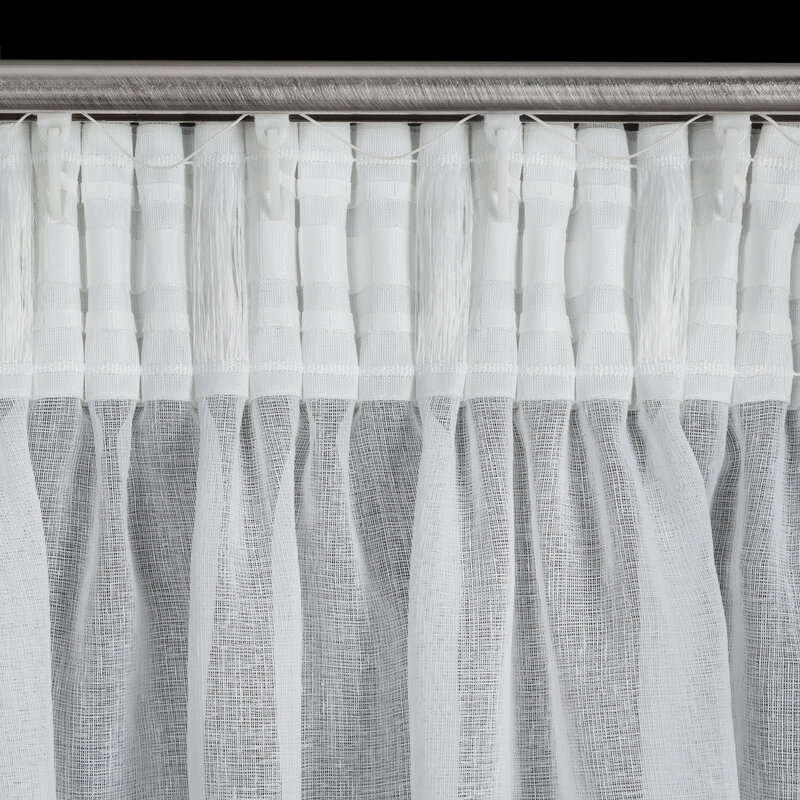Firana gotowa Ines biała 140 x 270 cm – rozprasza światło