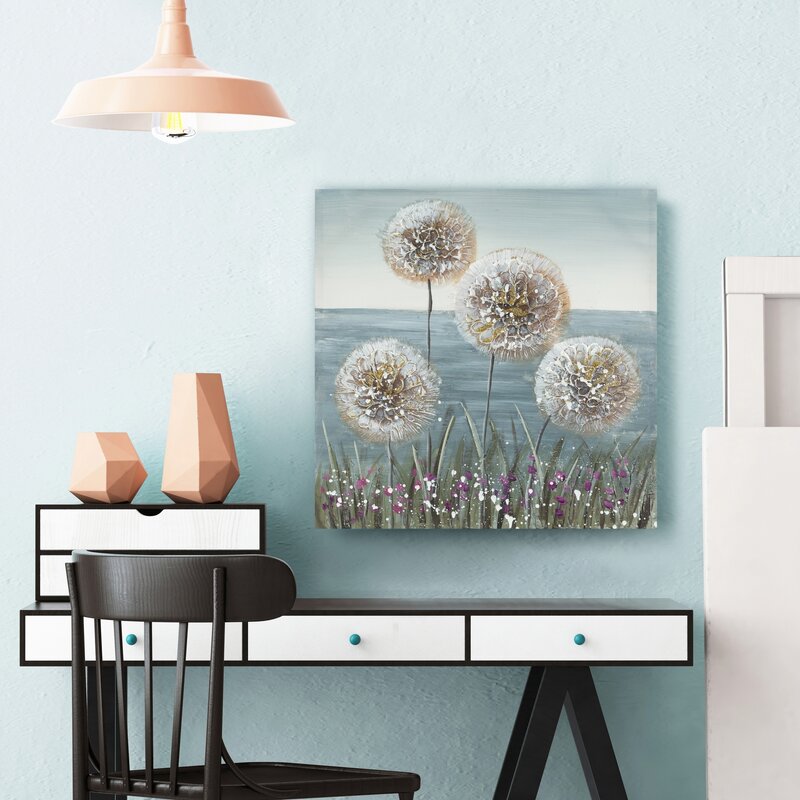 OBRAZ 529B 60 X 60 CM NIEBIESKI