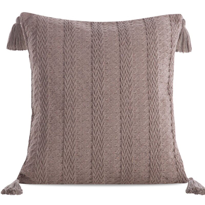 Poszewka dekoracyjna brązowa 45 x 45 cm – doda przytulności