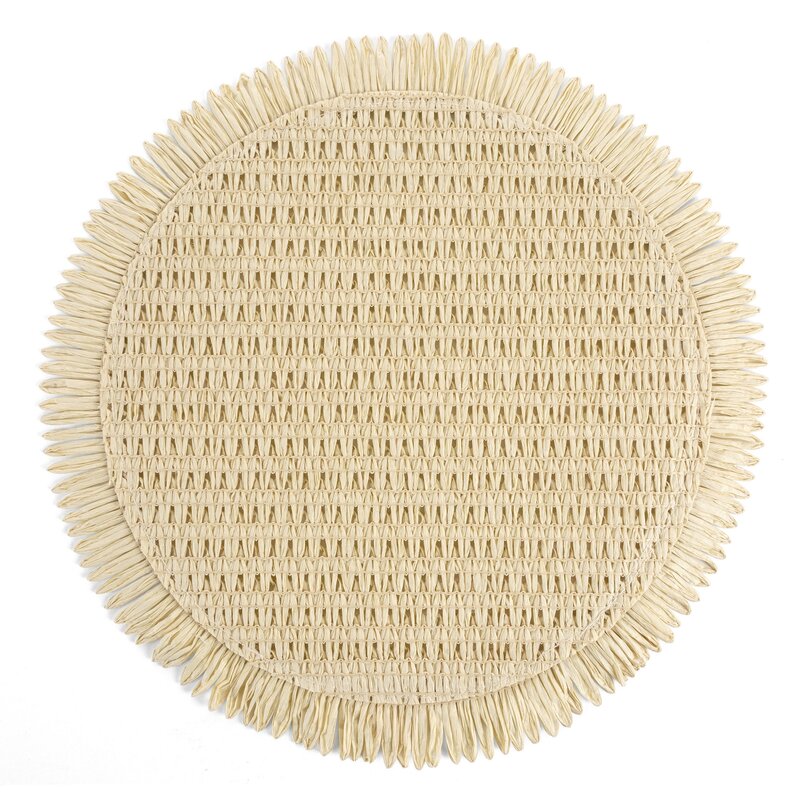 Podkładka Joan kremowa o 38 cm – chroni blat stołu