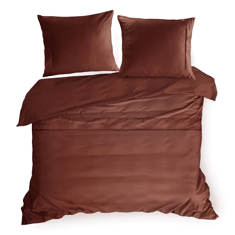 Pościel Eva Minge ELEGANT1I marsala 140 X 200 CM – miękka i komfortowa