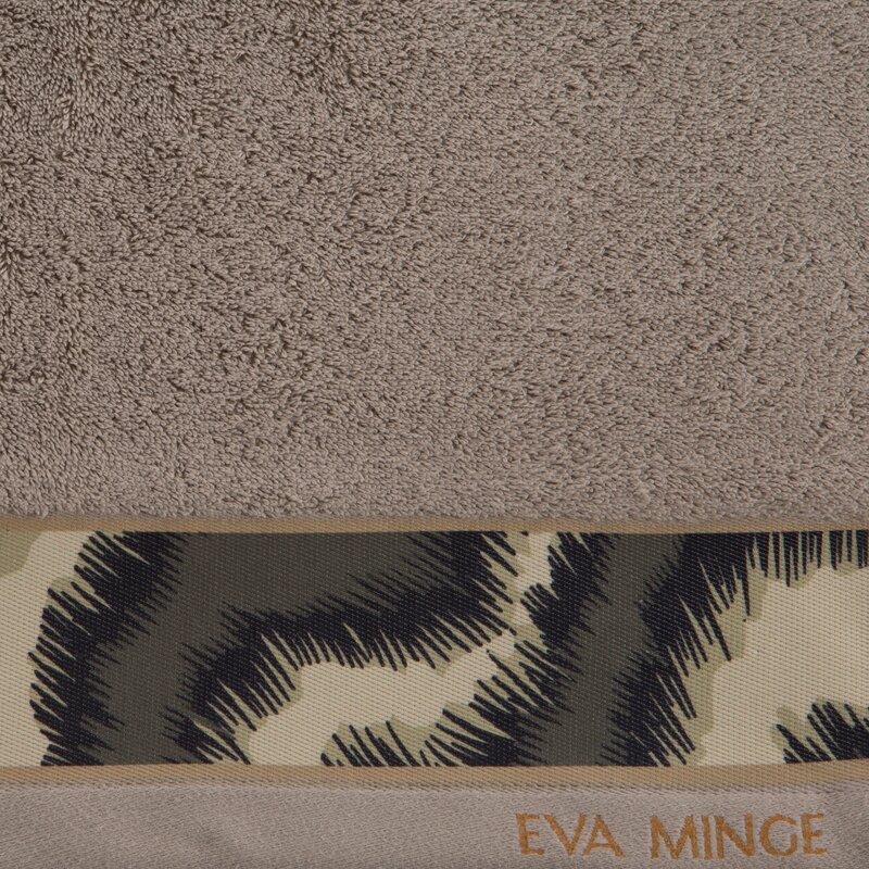 Ręcznik Eva Minge ciemnobeżowy 50 x 90 cm – miękki i chłonny
