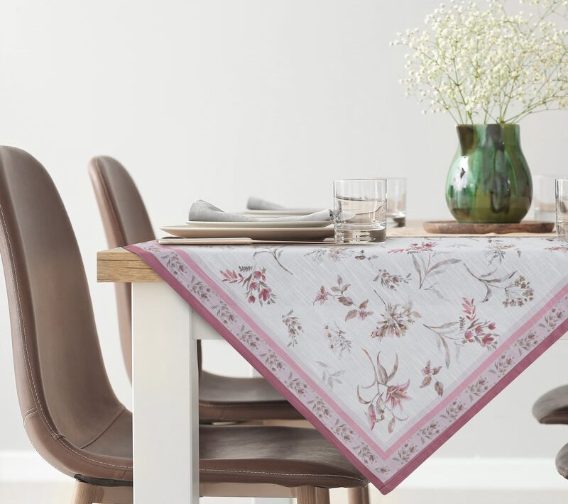 Obrus z nadrukiem Summer6 naturalny 90 x 90 cm – wprowadza świeżość