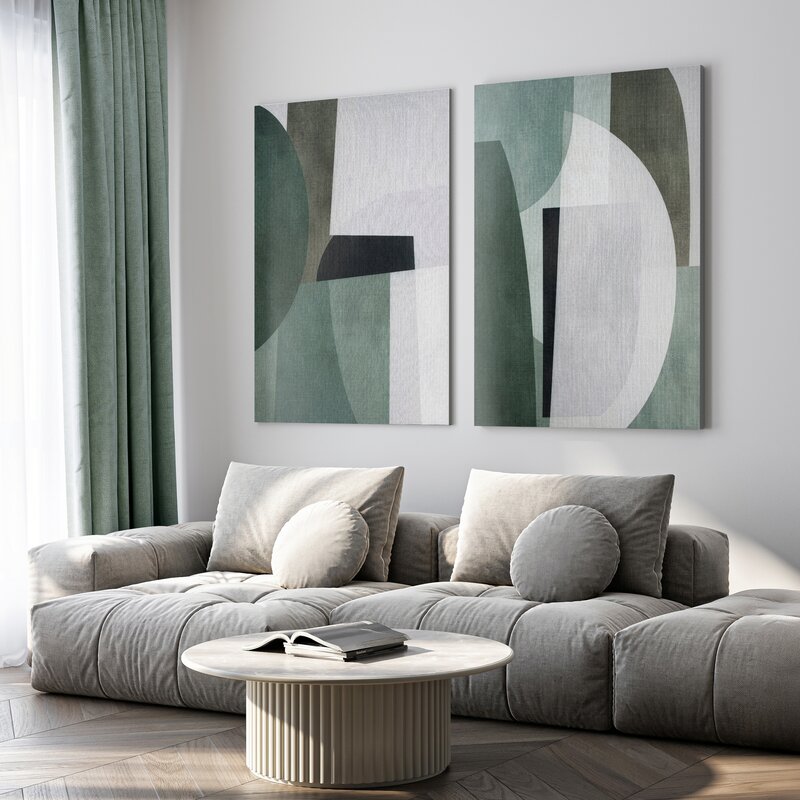 Obraz ręcznie malowany abstrakcyjny beżowy 80 X 100 CM – dla spokoju i harmonii