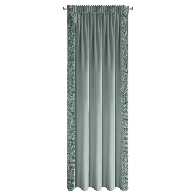 Zasłona gotowa Eva Minge miętowa 140 x 270 cm – zaciemniająca i stylowa