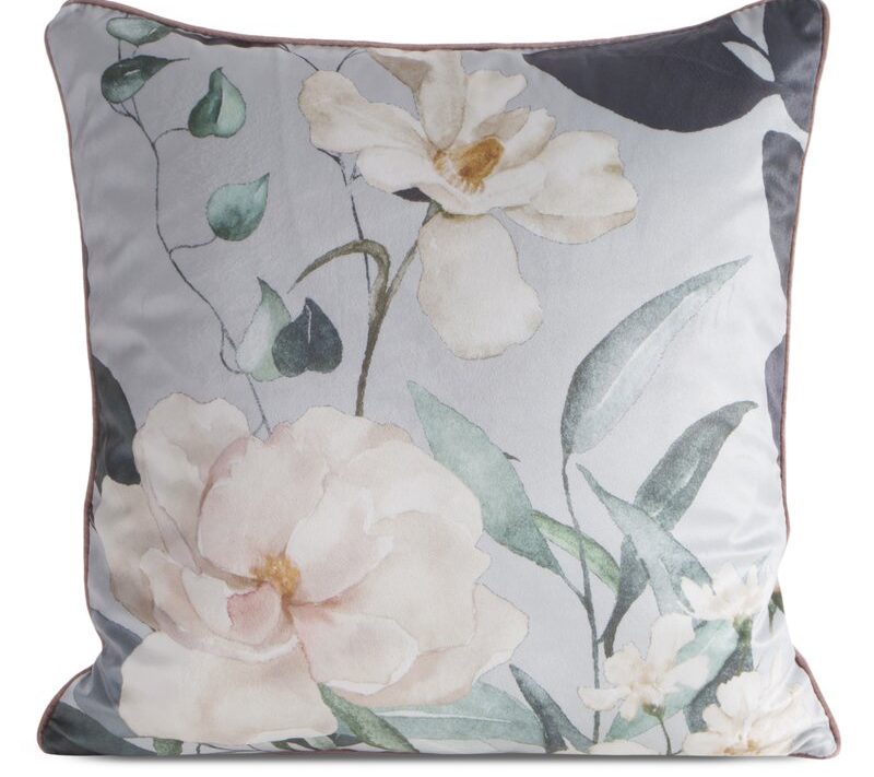 Poszewka Rosita1 srebrna 45 x 45 cm – wprowadza elegancję