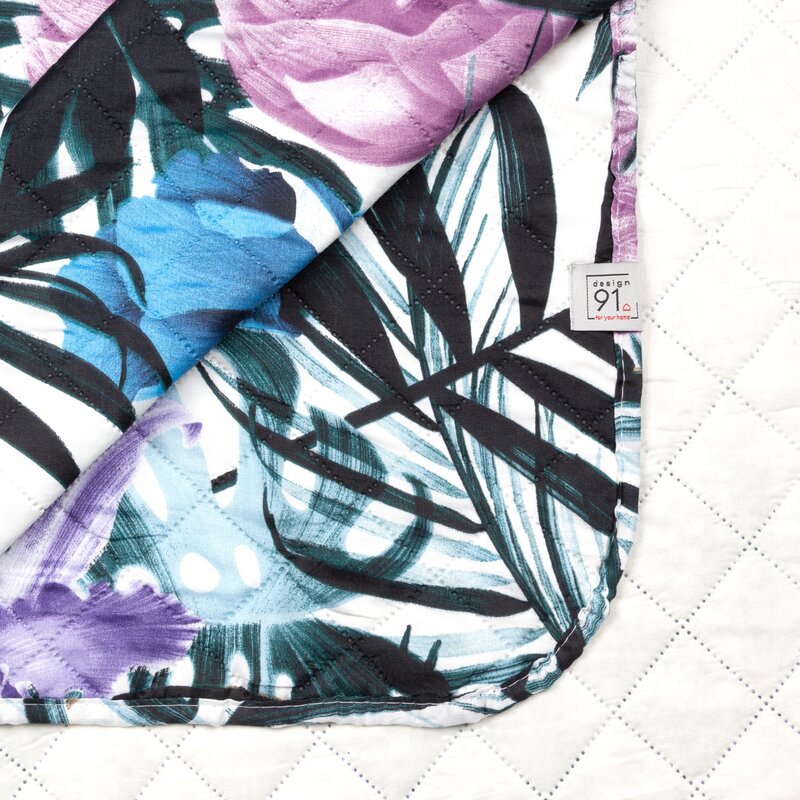 Narzuta Malibu biała 170 x 210 cm – wprowadza świeżość