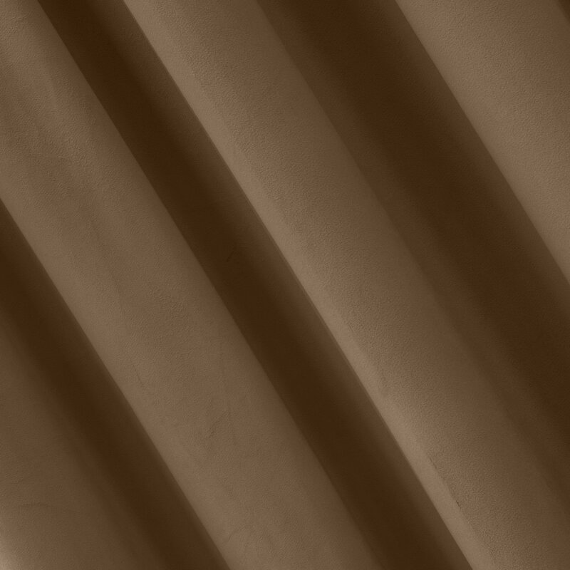 Zasłona gotowa Sibel brązowa 140 x 270 cm – wprowadza ciepło
