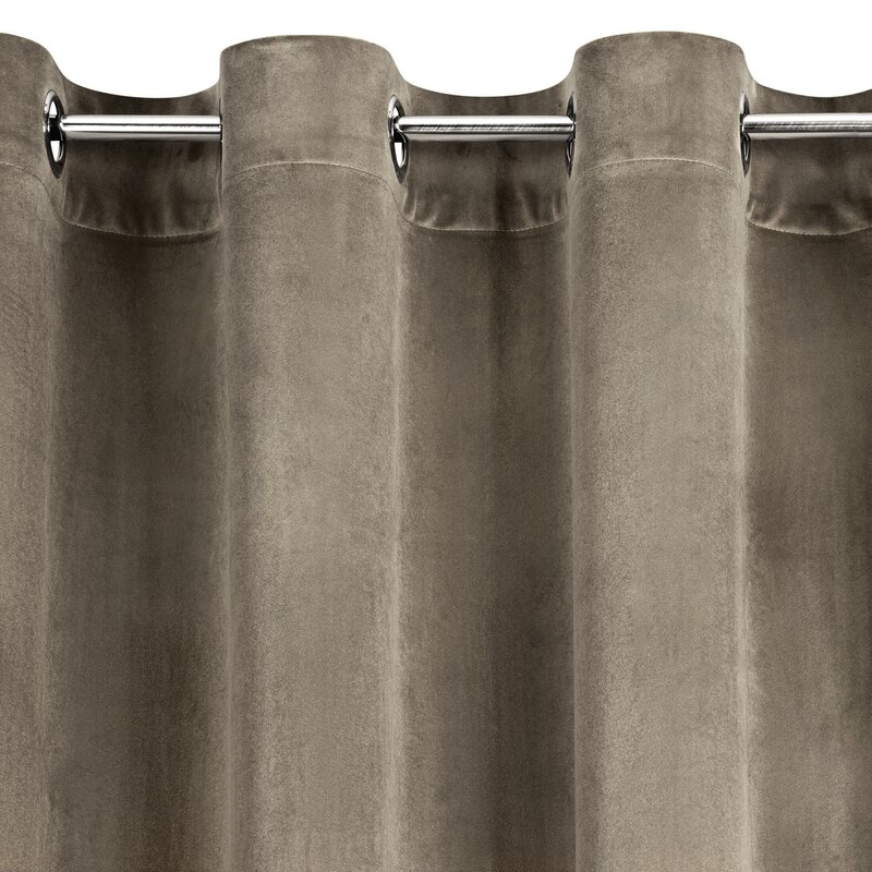 Zasłona gotowa D91 brązowa 140 x 250 cm – wprowadza przytulność