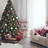 ZASŁONA ŚWIATECZNA NOEL01 140 X 250 CM BIAŁY
