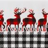 OBRUS ŚWIĄTECZNY SANTA 40 X 140 CM BIAŁY