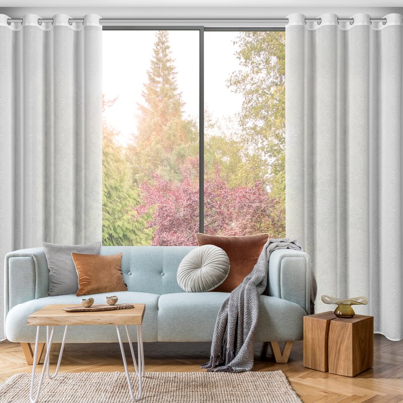 Firana gotowa Tulsa biała 140 X 250 cm – rozświetla i dodaje lekkości