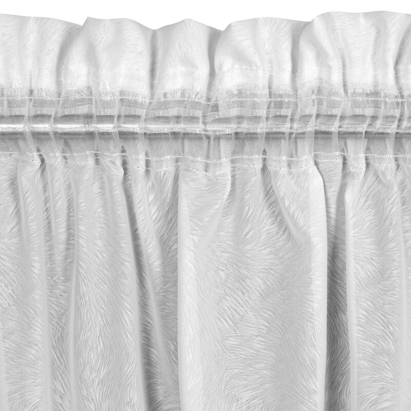 Firana gotowa Tulsa biała 140 x 270 cm – rozświetla wnętrze